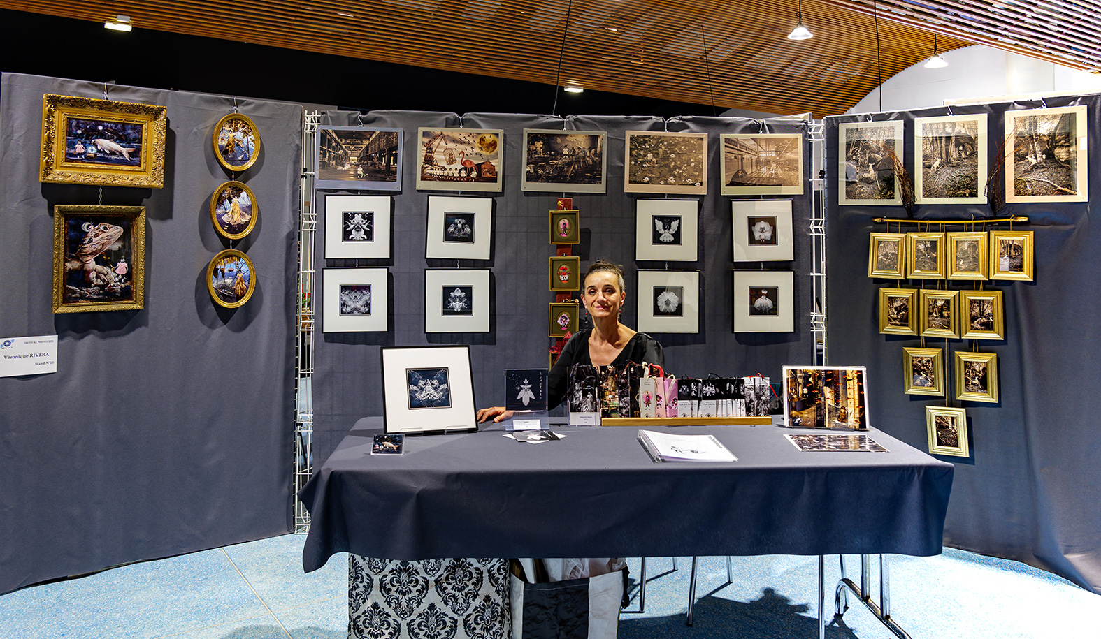 Mon stand à l'expo photo de Gruissan 2021