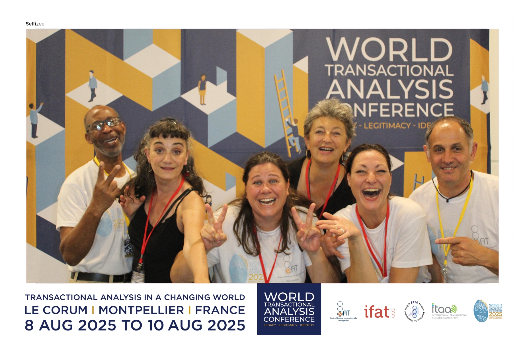 Affiche de la Conférence internationale d'Analyse Transactionnelle 2025 à Montpellier