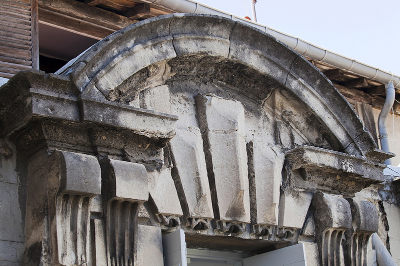 La cour intérieure - détail