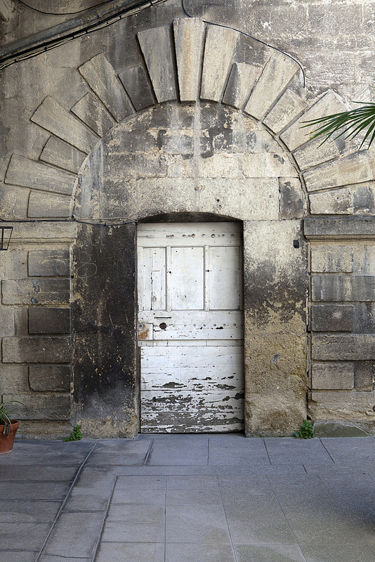 La cour intérieure - détail