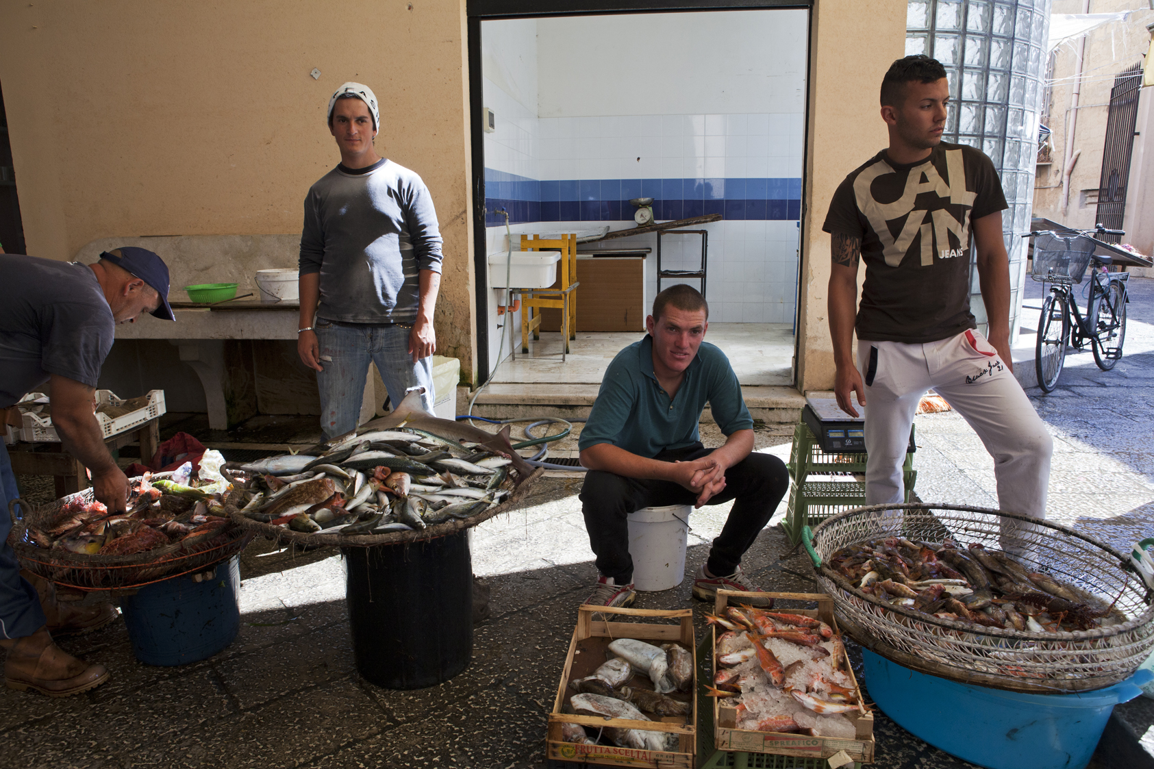 Marché aux poissons, Marsala - Sicile, Italie