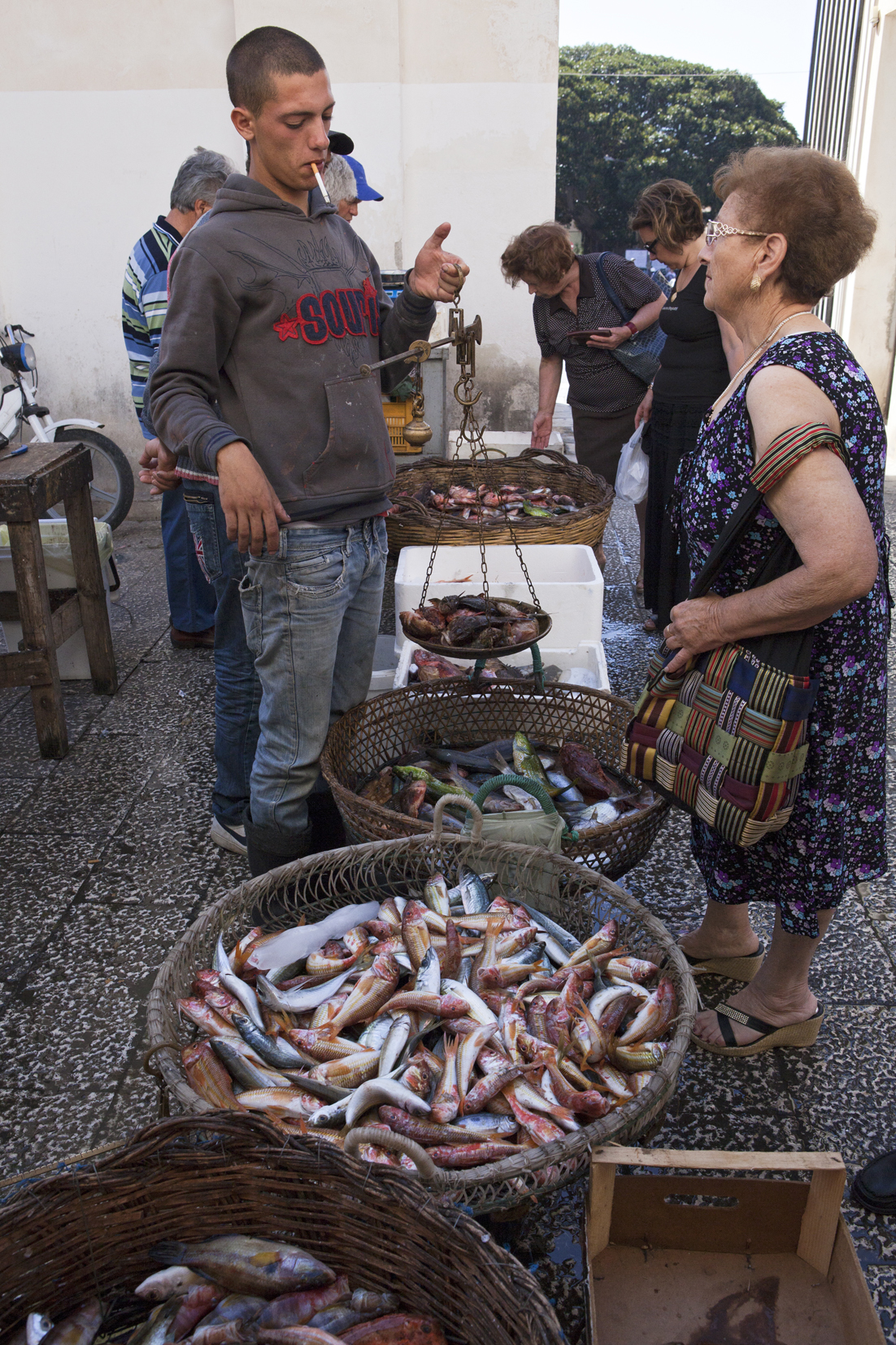 Marché aux poissons, Marsala - Sicile, Italie