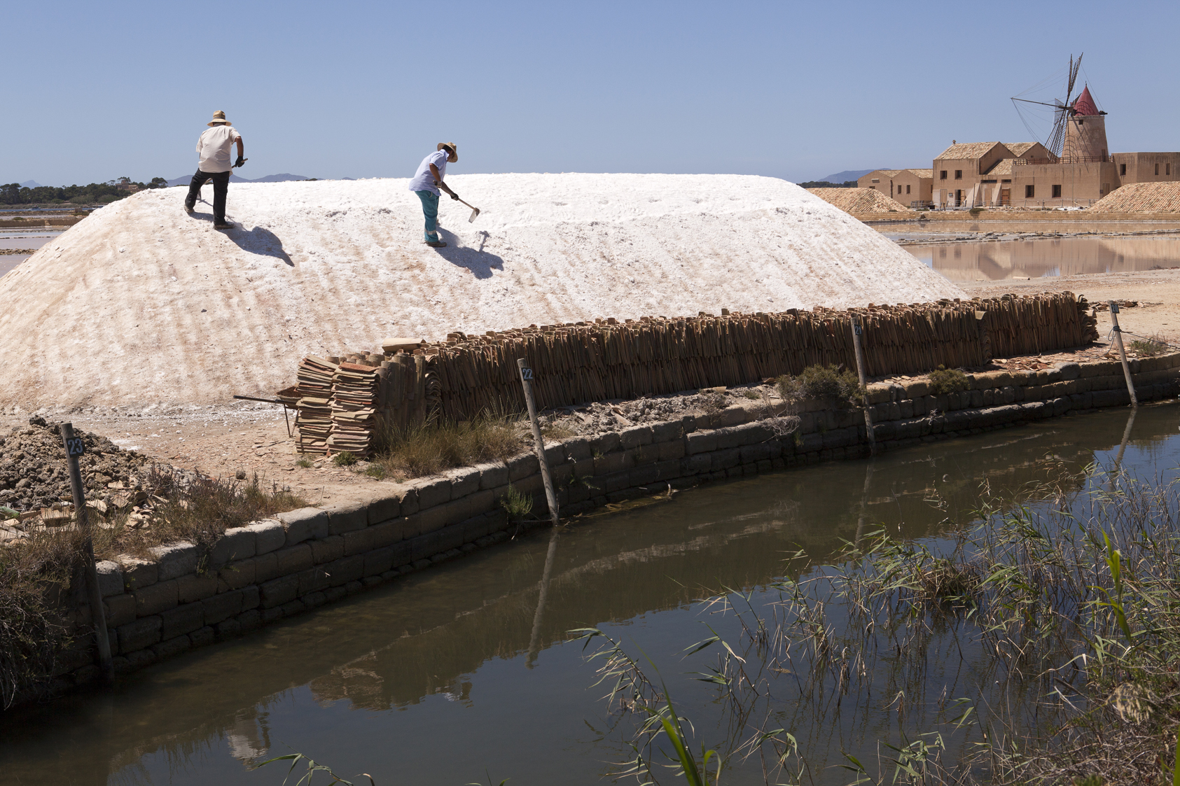 Lo Stagnole, Salines à Marsala - Sicile - Italie