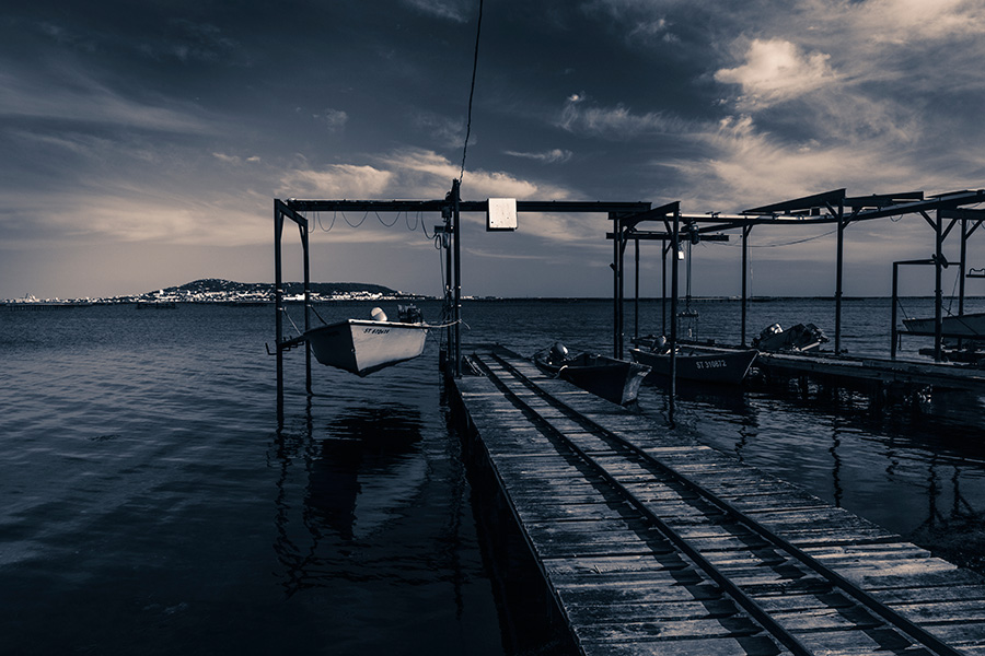 Sète vue de Bouzigues