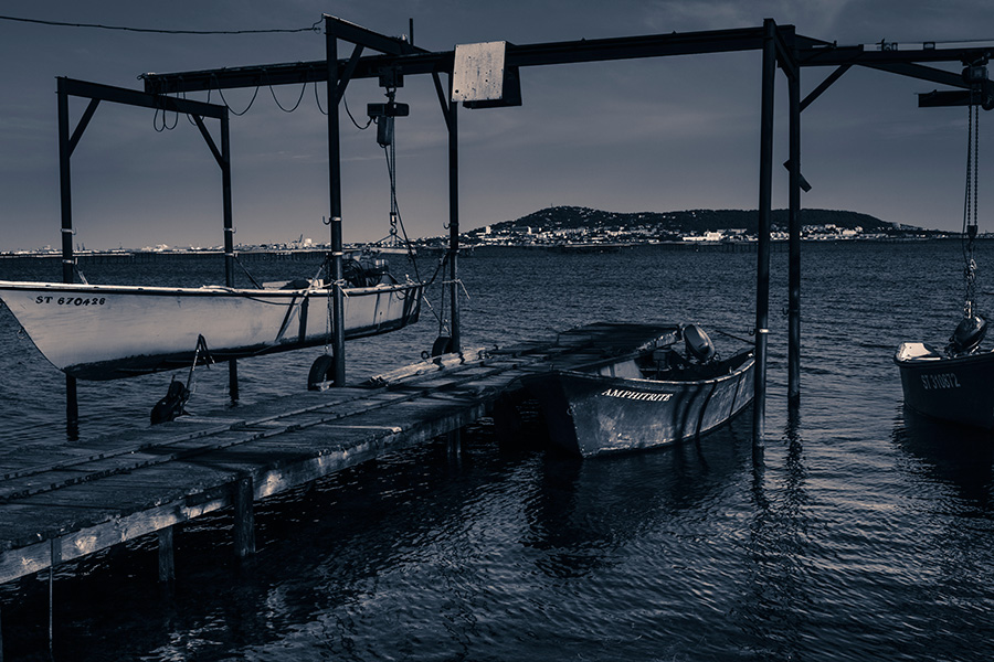 Sète vue de Bouzigues