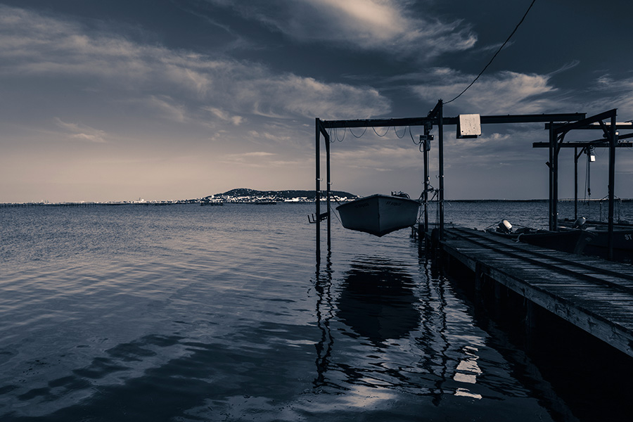 Sète vue de Bouzigues