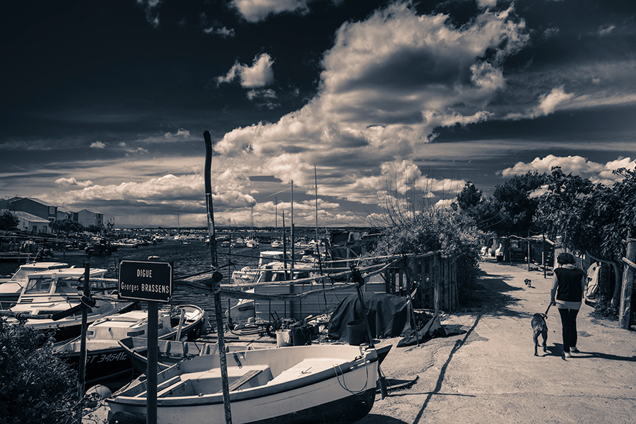 Digue Georges Brassens à La Pointe Courte, Sète