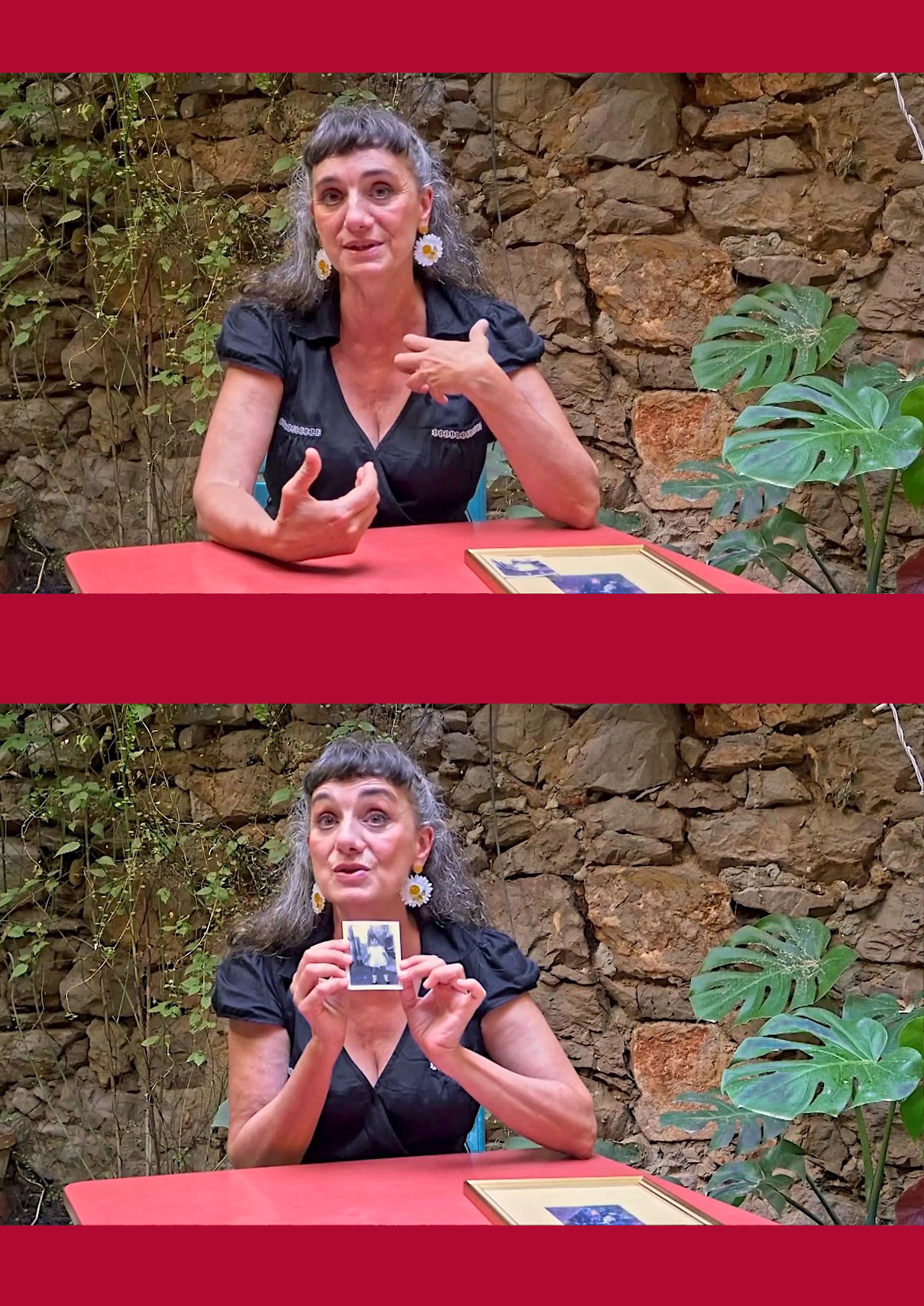 L'artiste Véronique Rivera dans le film C'est à vous, Instants d'artistes